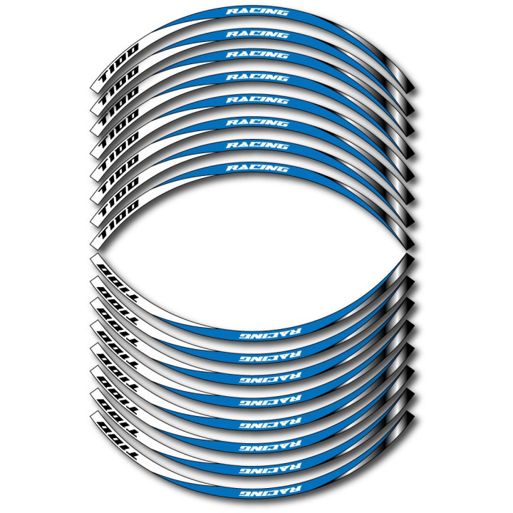 Triumph Bonneville T 100 Style 14 Wheel Stripes Stickers Decals - DecalsHouse