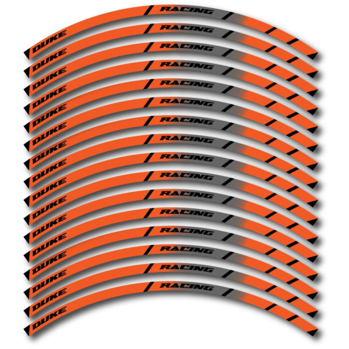 Triumph Racing Duke Wheel Stripes Stickers Decals - DecalsHouse