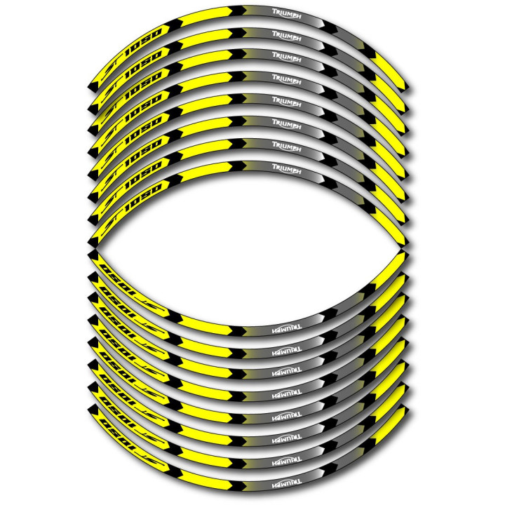Triumph Sprint St 1050 Style 12 Wheel Stripes Stickers Decals - DecalsHouse