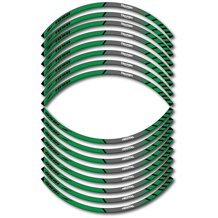 Triumph Sprint St 1050 Style 6 Wheel Stripes Stickers Decals - DecalsHouse