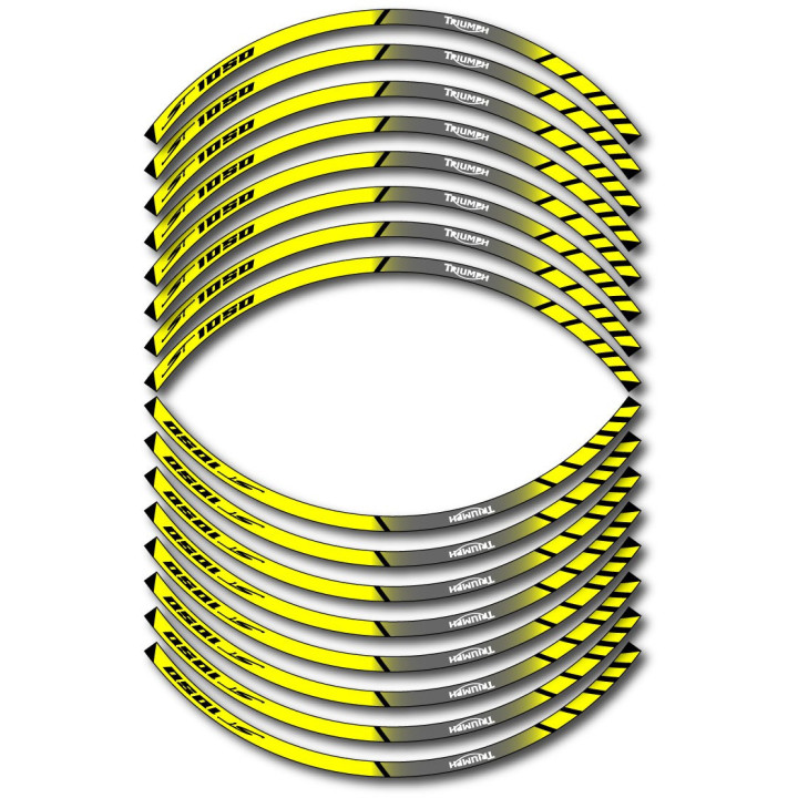Triumph Sprint St 1050 Style 7 Wheel Stripes Stickers Decals - DecalsHouse