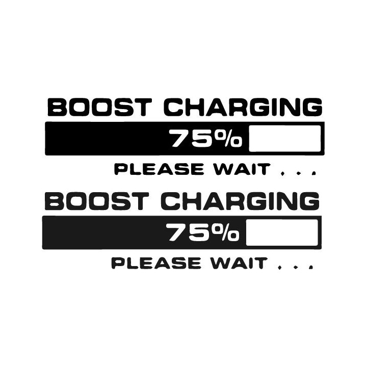 Buy Boost Charging Decal Sticker Online