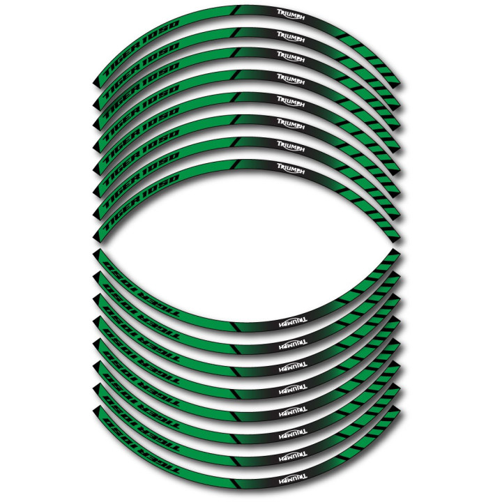 Triumph Tiger 1050 Style 5 Wheel Stripes Stickers Decals - DecalsHouse