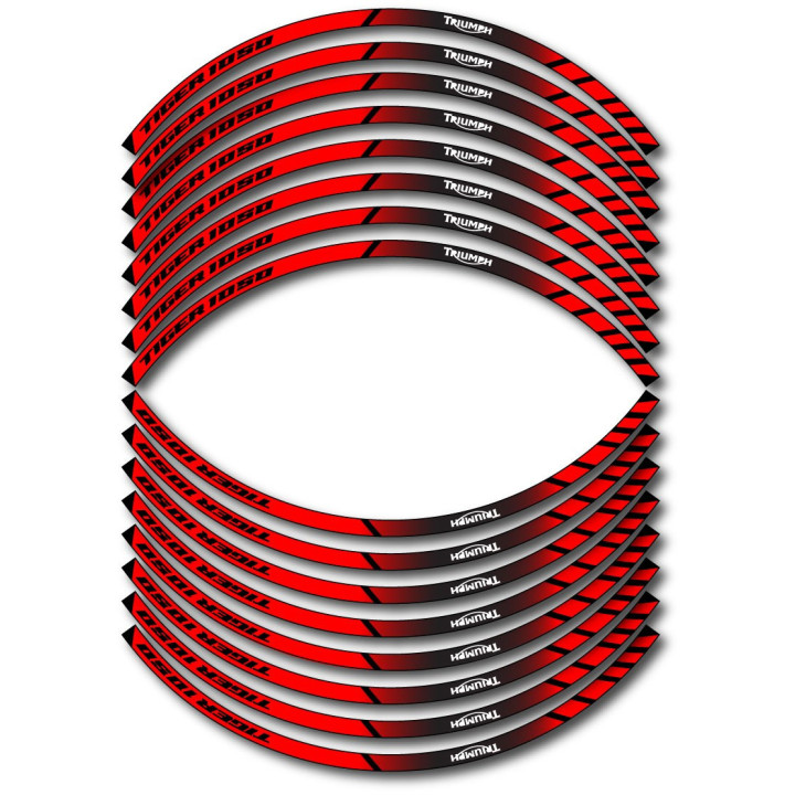 Triumph Tiger 1050 Wheel Stripes Stickers Decals - DecalsHouse
