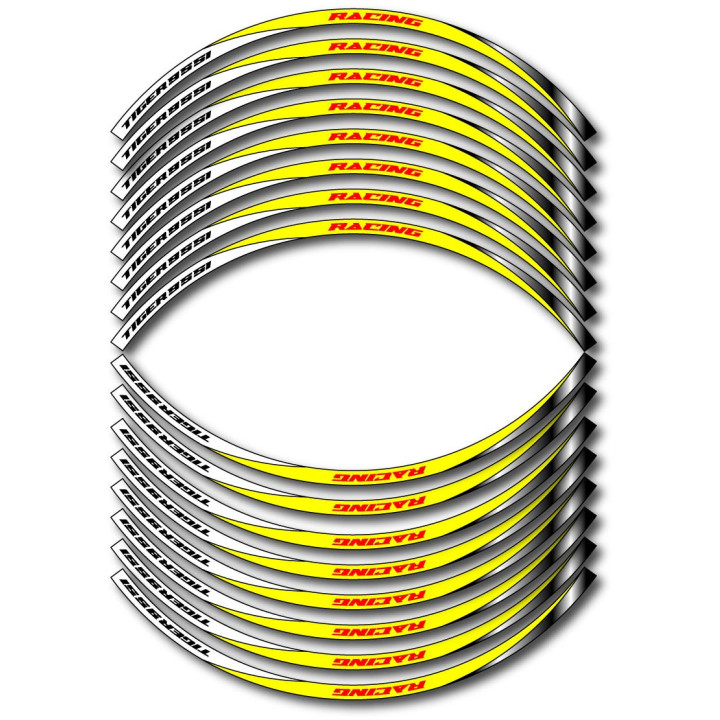 Triumph Tiger 995i Style 12 Wheel Stripes Stickers Decals - DecalsHouse
