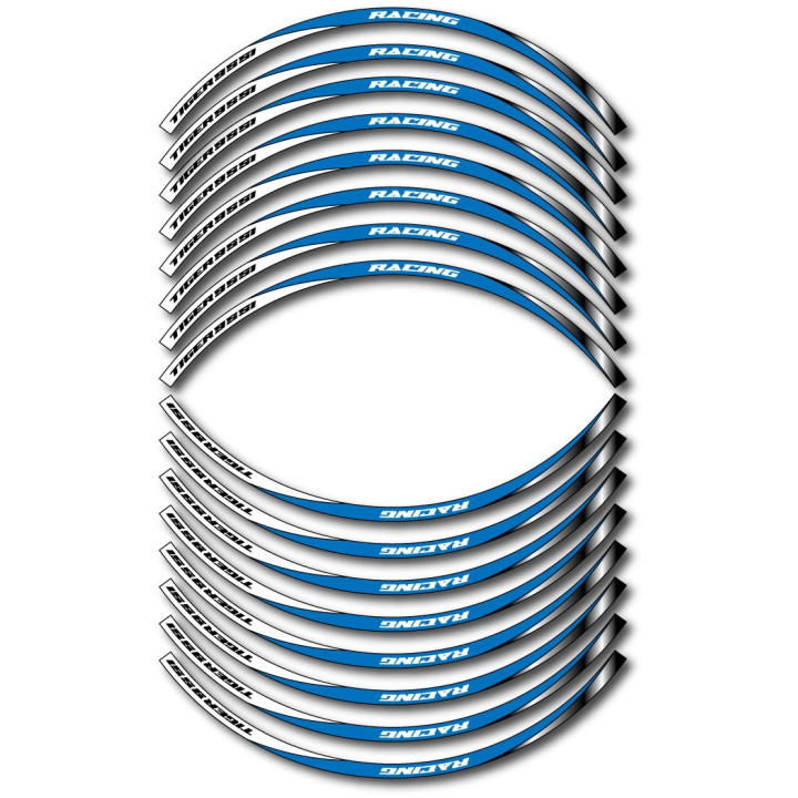 Triumph Tiger 995i Style 14 Wheel Stripes Stickers Decals - DecalsHouse