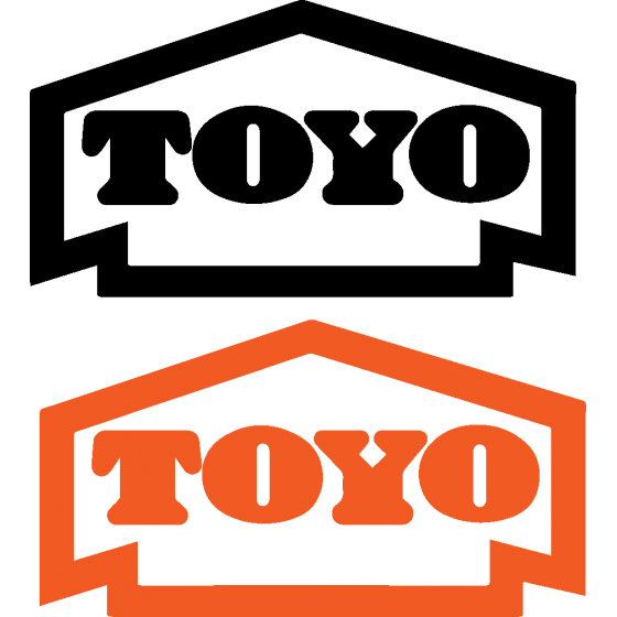 2x Stickers Toyo Tyres Toyo...
