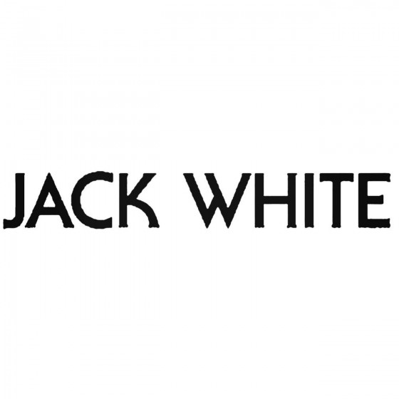 Jack White Band Decal Sticker
