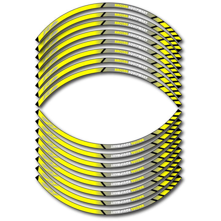 Yamaha R6 Style 17 Wheel Stripes Stickers Decals - DecalsHouse