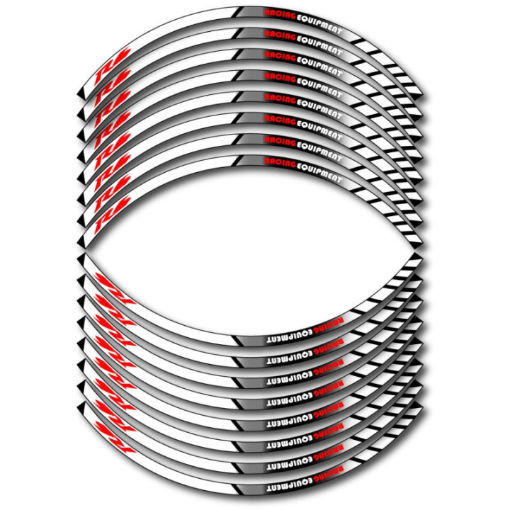 Yamaha R6 Style 18 Wheel Stripes Stickers Decals - DecalsHouse