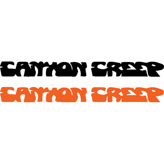 2x Canyon Creep Logo Band...