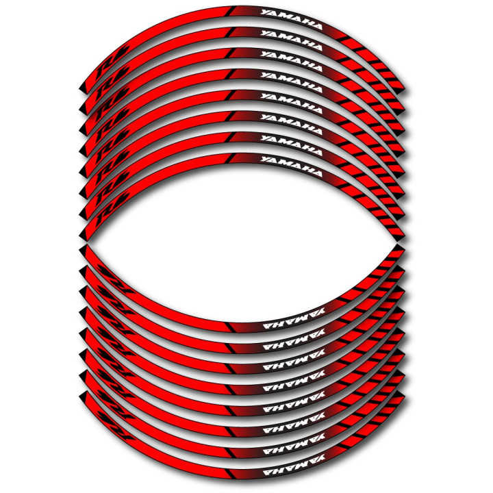 Yamaha R6 Style 6 Wheel Stripes Stickers Decals - DecalsHouse