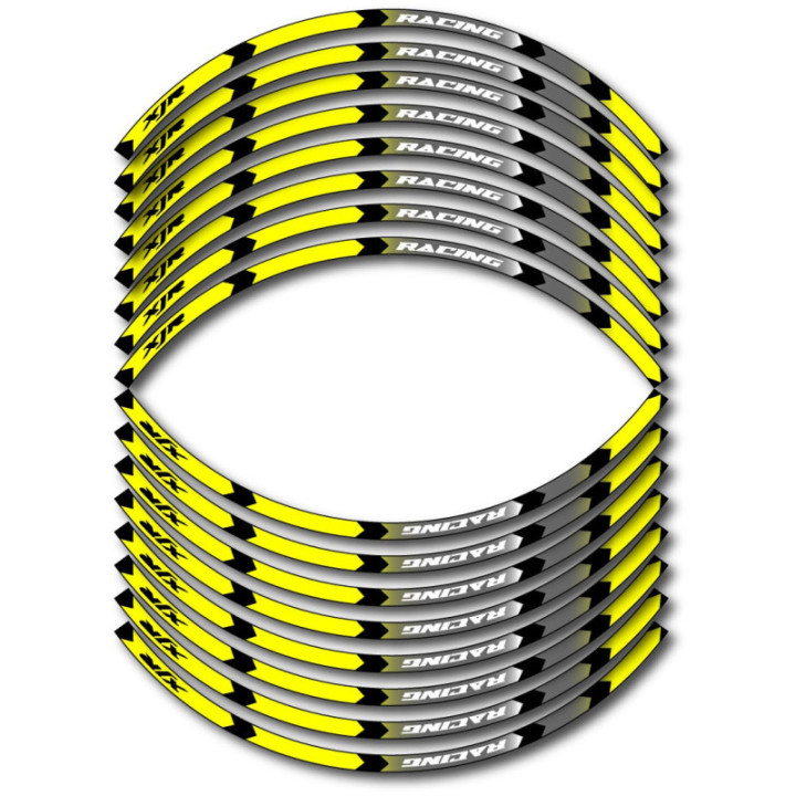 Yamaha Xjr 1300 Style 2 Wheel Stripes Stickers Decals - DecalsHouse