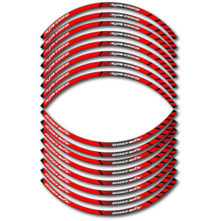 Yamaha Xjr 1300 Style 8 Wheel Stripes Stickers Decals - DecalsHouse