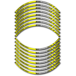 Yamaha Yzf 600 Thundercat Style 8 Wheel Stripes Stickers Decals - DecalsHouse