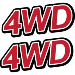 2x 4wd Stickers Decals - DecalsHouse