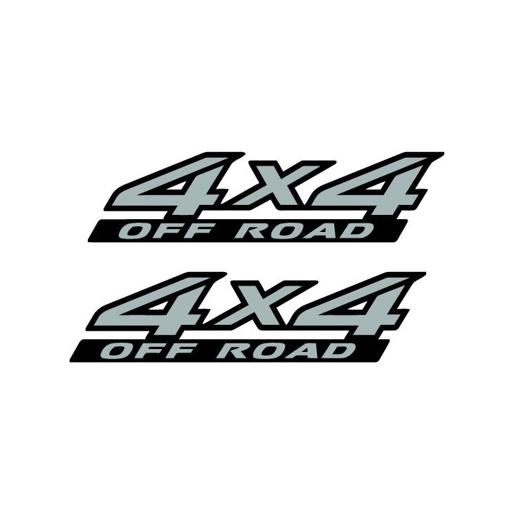 2x 4x4 Off Road Dark Stickers Decals - DecalsHouse