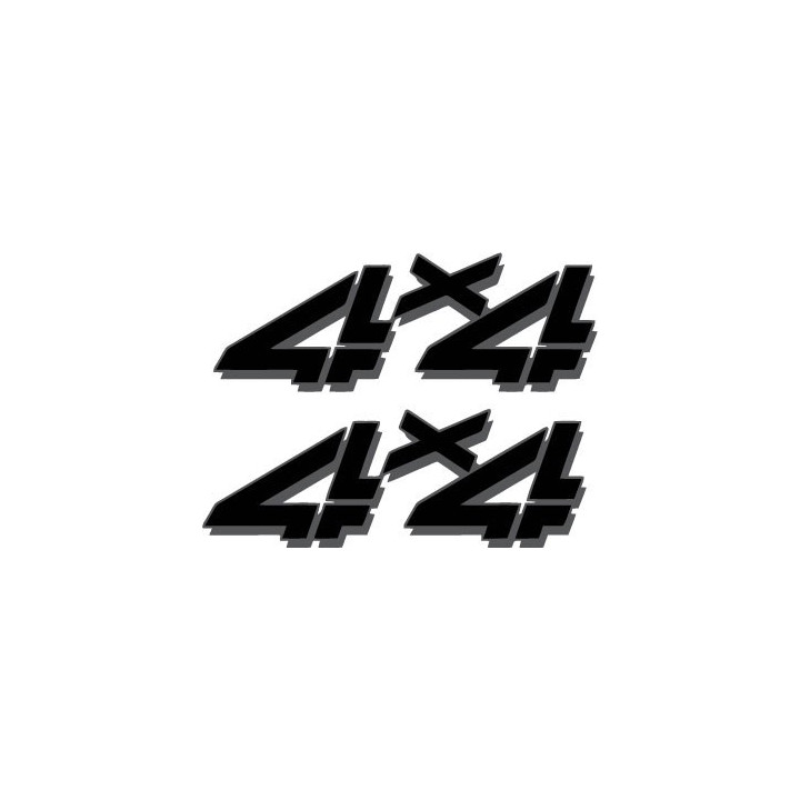 2x 4x4 Style 36 Stickers Decals - DecalsHouse