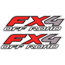 2x Fx4 Off Road Style 2 Stickers Decals - DecalsHouse