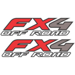 2x Fx4 Off Road Truck F150 F350 F250 Super Duty Stickers Decals - DecalsHouse