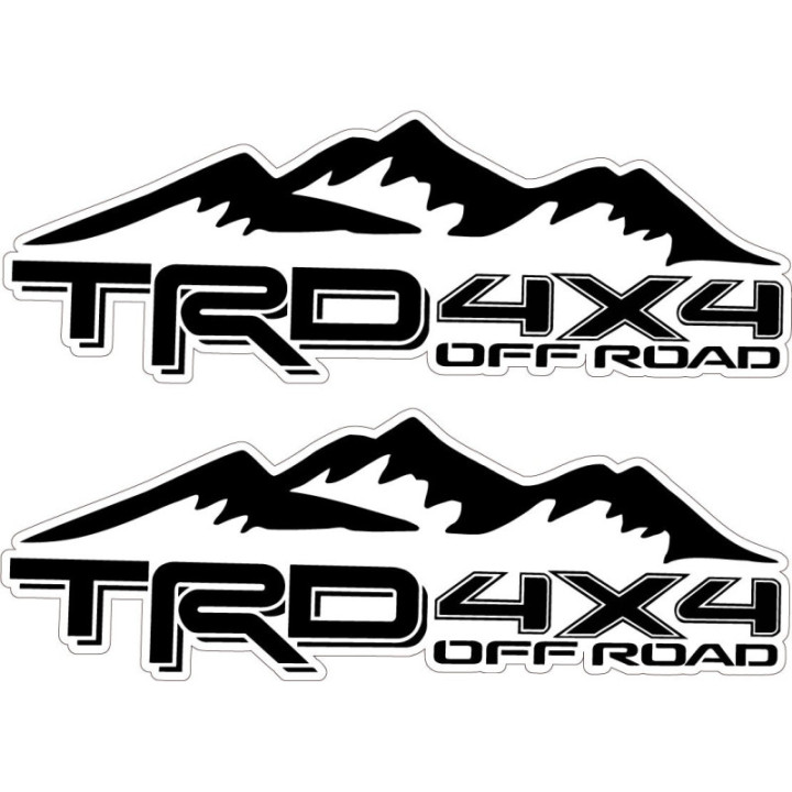2x Trd Off Road 4x4 Die Cut Stickers Decals - DecalsHouse