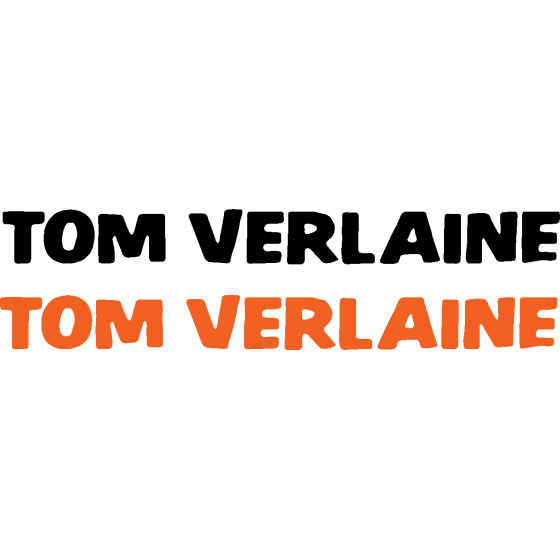 2x Tom Verlaine Band Decals...