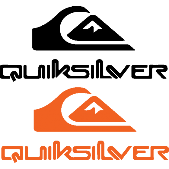 2x Quiksilver Logo Vinyl...