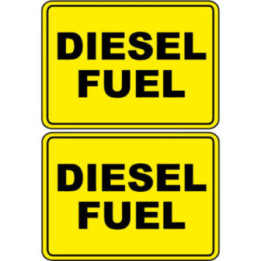 2x Diesel Style 2 Stickers Decals - DecalsHouse