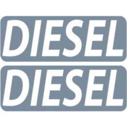 2x Diesel Style 5 Stickers Decals - DecalsHouse