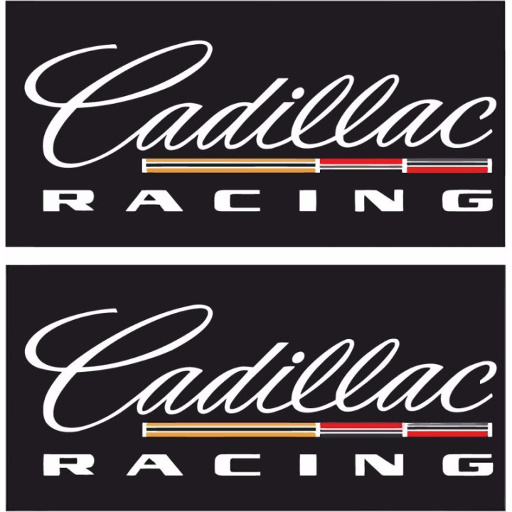 2x Cadillac Racing [Converted] Stickers Decals - DecalsHouse