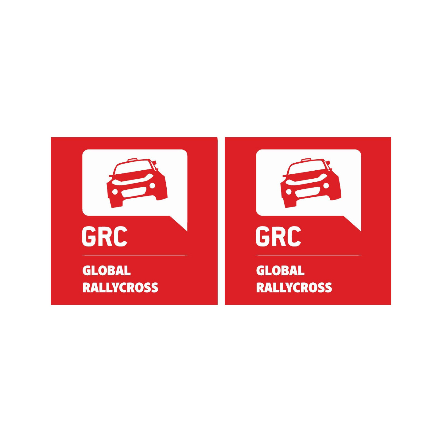 2x Grc Rallycross Style 2 Stickers Decals - DecalsHouse