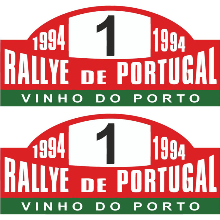 2x Rally De Portugal 1994 Stickers Decals - DecalsHouse