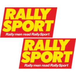 2x Rally Sport Magazine Stickers Decals - DecalsHouse