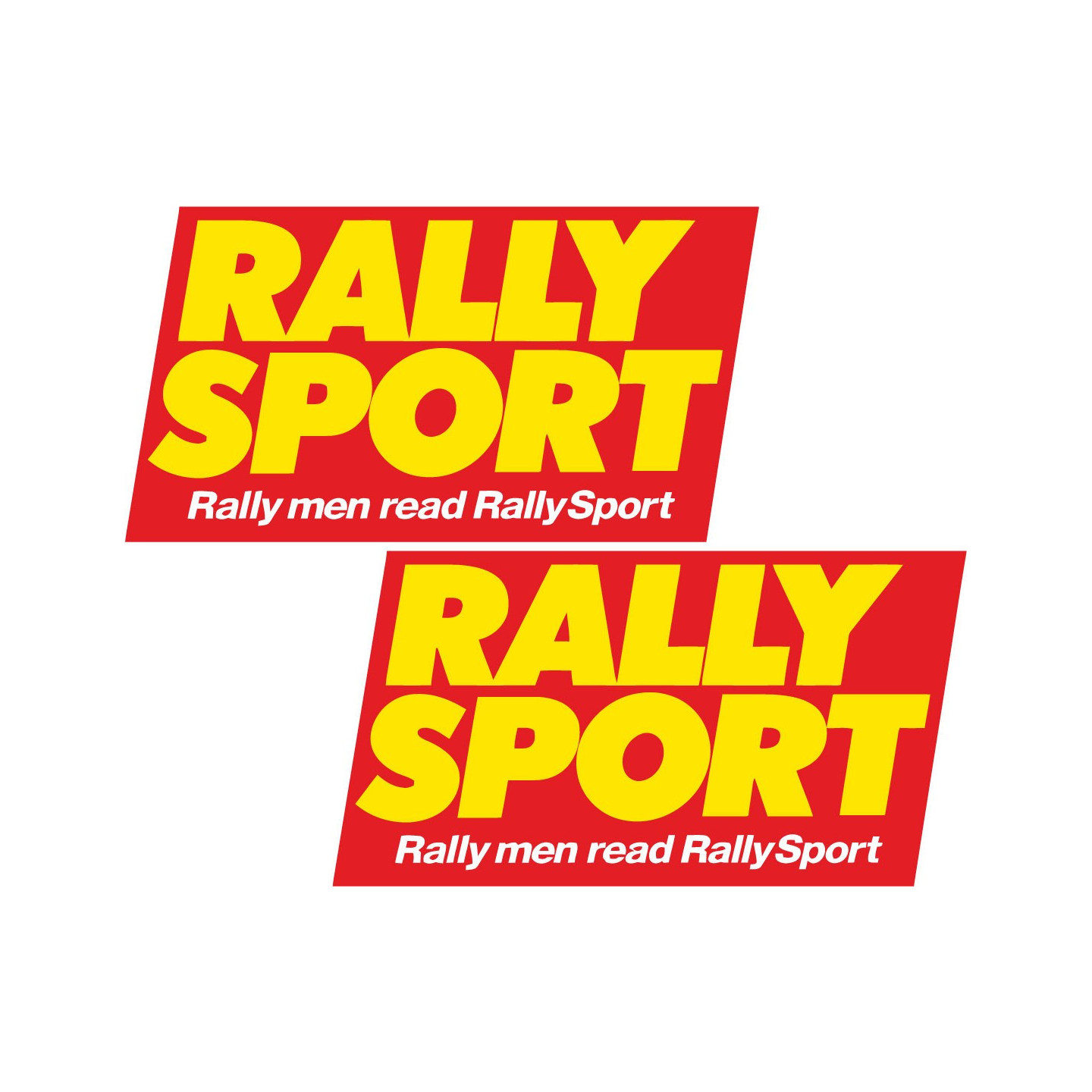 Sticker Rally Sport 2x Rally Sport Magazine Stickers Decals - DecalsHouse