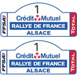 2x Rallye De France Stickers Decals - DecalsHouse