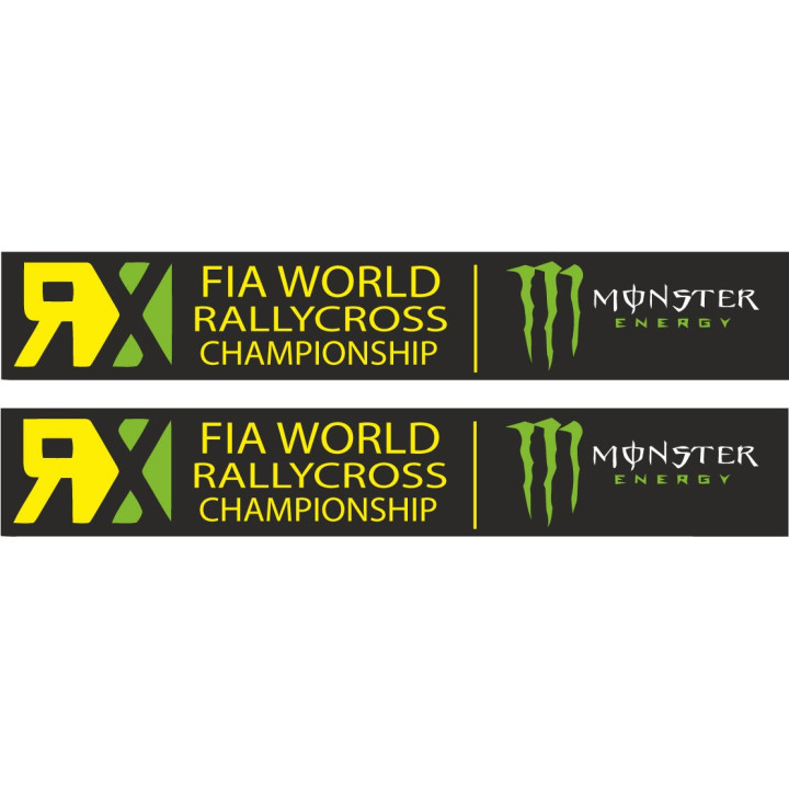 2x Rx Fia Rally Cross Championship Stickers Decals - DecalsHouse