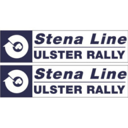 2x Stena Line Ulster Rally Stickers Decals - DecalsHouse