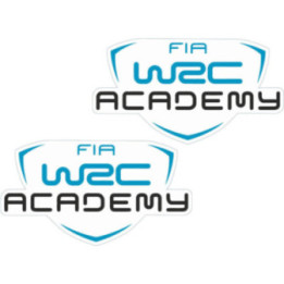 2x Wrc Fia Academy Stickers Decals - DecalsHouse