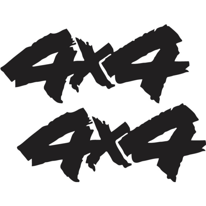 2x 4x4 Off Road 4wd Die Cut Style 11 Stickers Decals - DecalsHouse