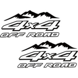 2x 4x4 Off Road 4wd Die Cut Style 13 Stickers Decals - DecalsHouse