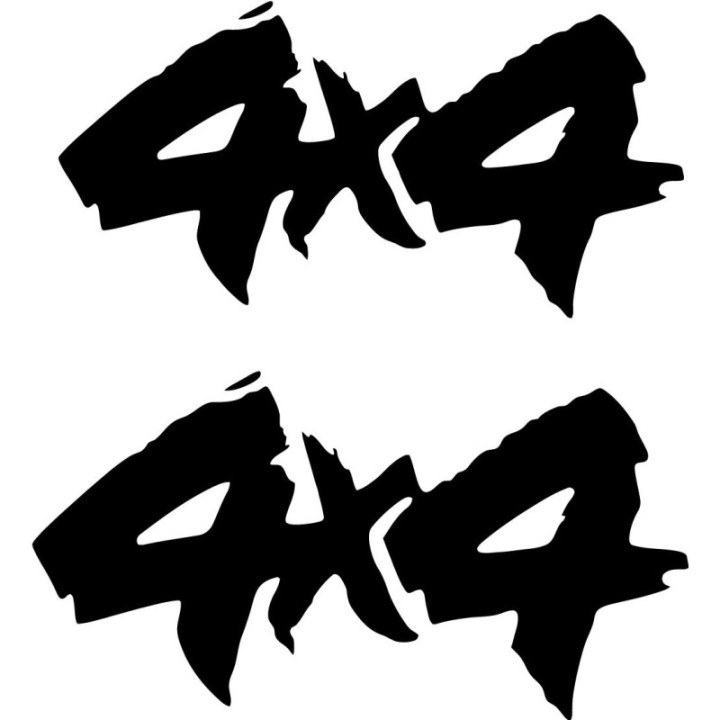 2x 4x4 Off Road 4wd Die Cut Style 5 Stickers Decals - DecalsHouse