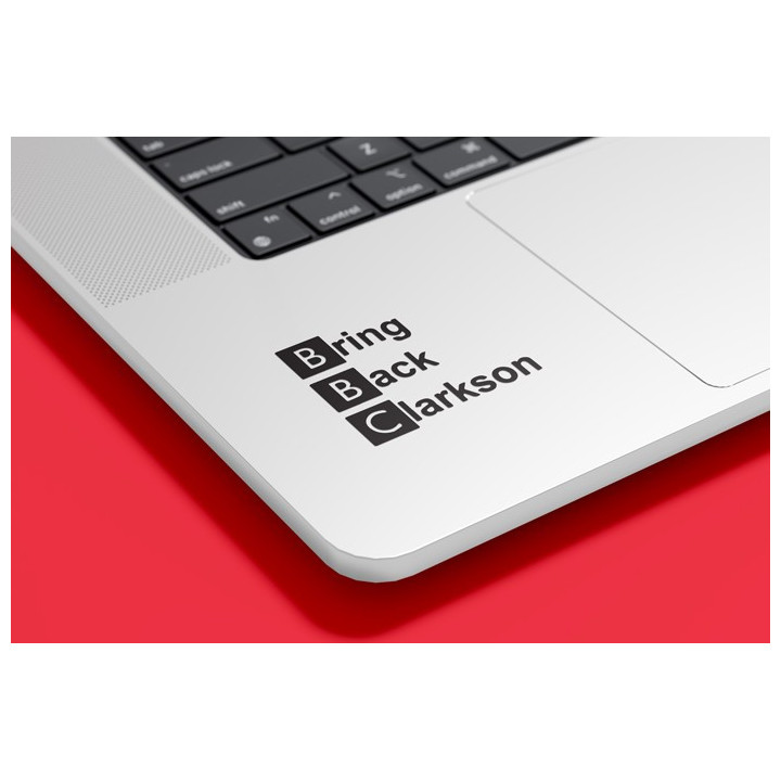 Bring Back Clarkson Stickers – Top Gear Decals (2-Pack)