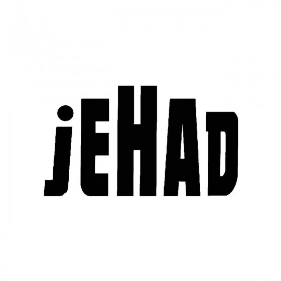 Jehadband Logo Vinyl Decal