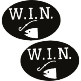 Bass Fishing Win Fishing 27 Die Cut Style 2 Decals Stickers - DecalsHouse