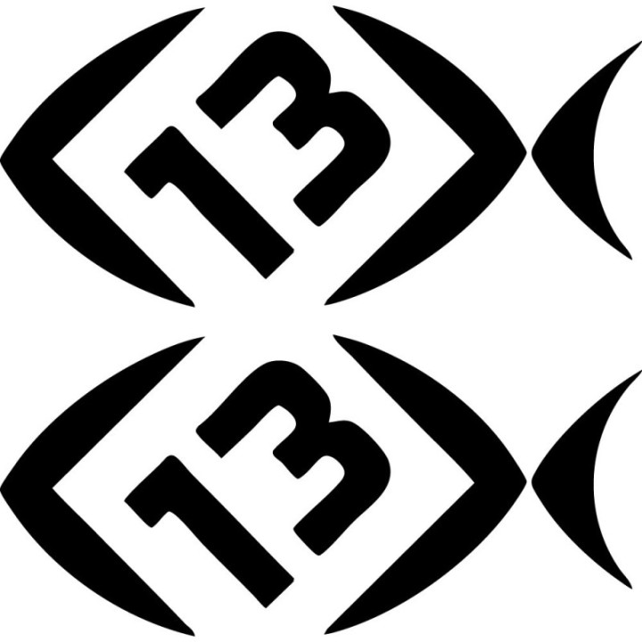 Concept 13 Fishing Stickers – Saltwater Inshore Angler Decals (2-Pack)