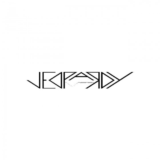 Jeopardyband Logo Vinyl Decal