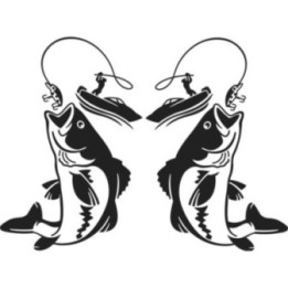 Fish And Fishermen 29 Die Cut Decals Stickers - DecalsHouse