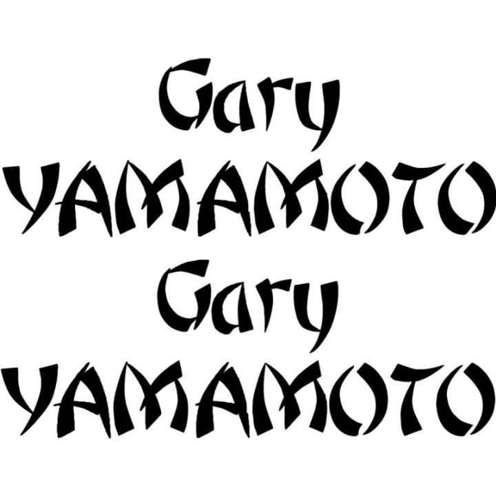 Gary Yamamoto Fishing Die Cut Decals Stickers - DecalsHouse