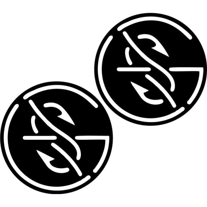 Googan Round Logo Fishing 27 Die Cut Decals Stickers - DecalsHouse