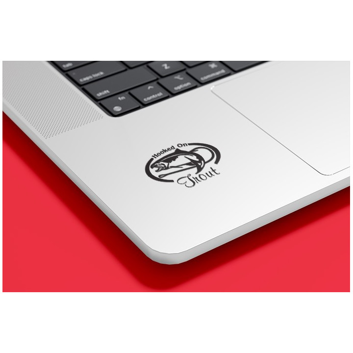 Hooked On Trout Fishing Die Cut Decals Stickers - DecalsHouse